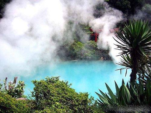 Beppu Hot Springs in Japan