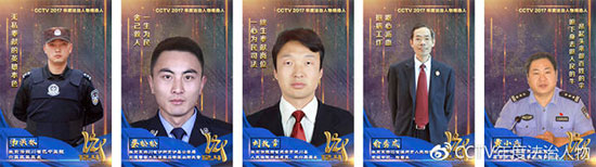 Five candidates for "Honor Hero of the Year"